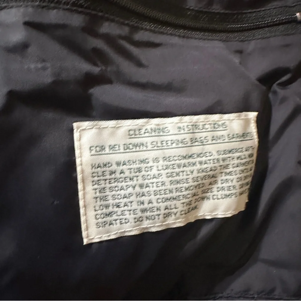 Men's Forest Green Vintage 90s REI Down Puffer Vest XL Outdoor Camping Hiking